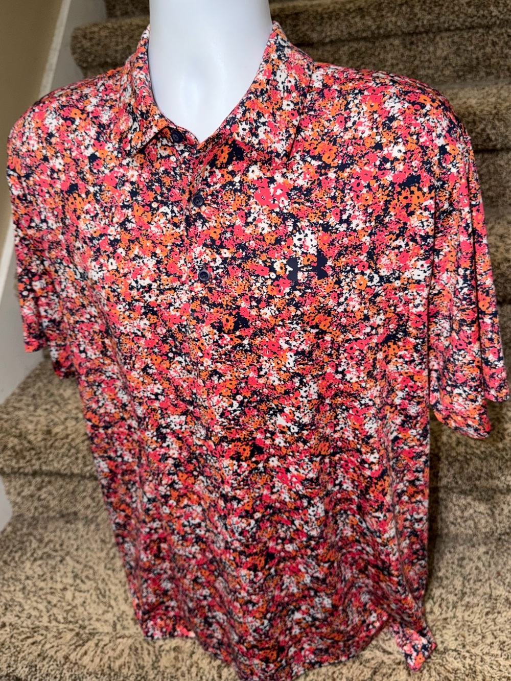 Wild *UNDER ARMOUR Loose Playoff Polo men’s casual golf ⛳️ polo shirt - XL